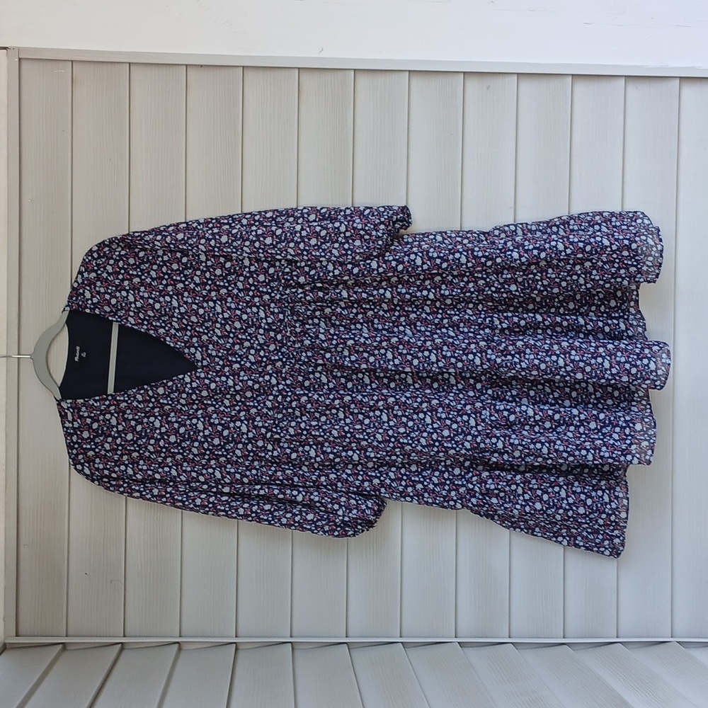 Nwot Madewell Tie Waist Midi Dress View 4